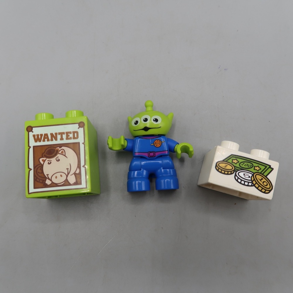 Lego Duplo Toy Story Train 10894 Alien Coins Wanted Replacement Not Complete